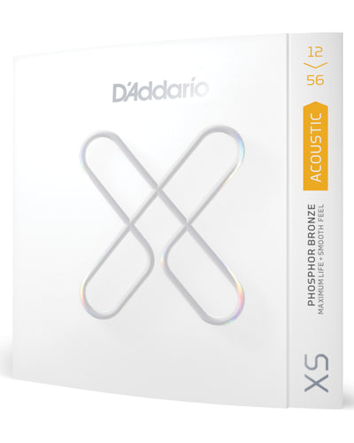 D'Addario 12-56 Light Top/Medium Bottom XS Phosphor Bronze Coated Acoustic Guit...