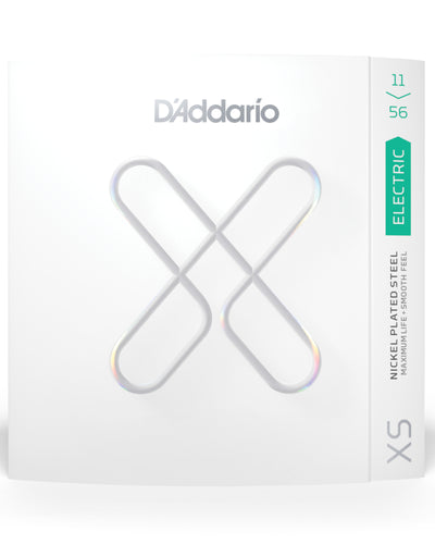 D'Addario XSE1156 XS Nickel Plated Steel Med Top/X-Hvy Btm 11-56