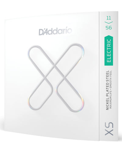 D'Addario XSE1156 XS Nickel Plated Steel Med Top/X-Hvy Btm 11-56